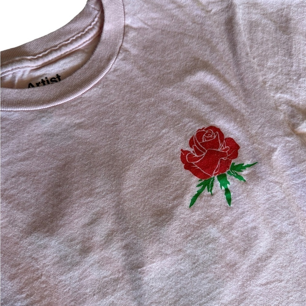 Artists Union Clothing Co Woman’s Pink Tshirt Size Small - Picture 5 of 7